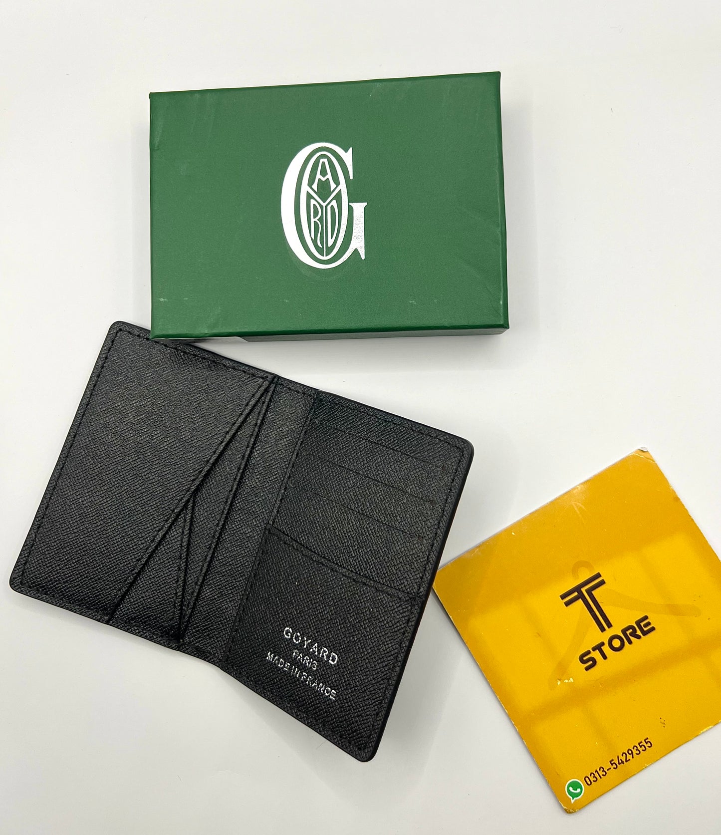 Goyard Black Printed Saint Pierre Pocket Organizer/Cardholder