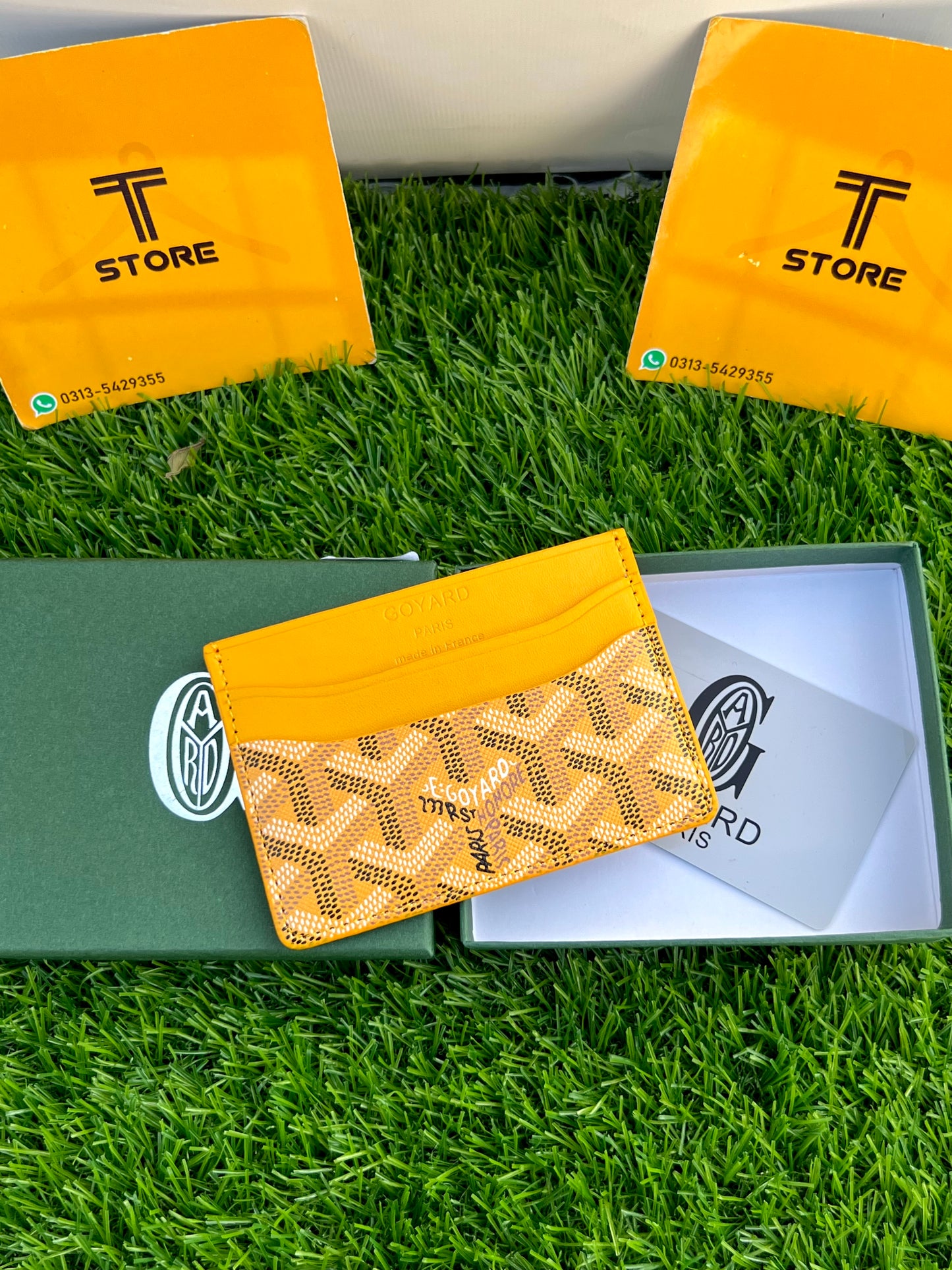 Goyard Saint Sulpice Yellow Cardholder