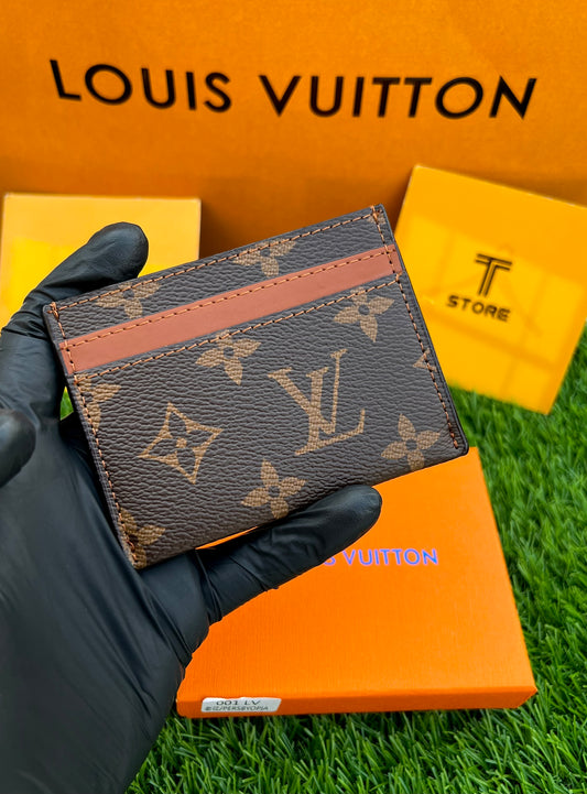 LV Brown Flower Cardholder