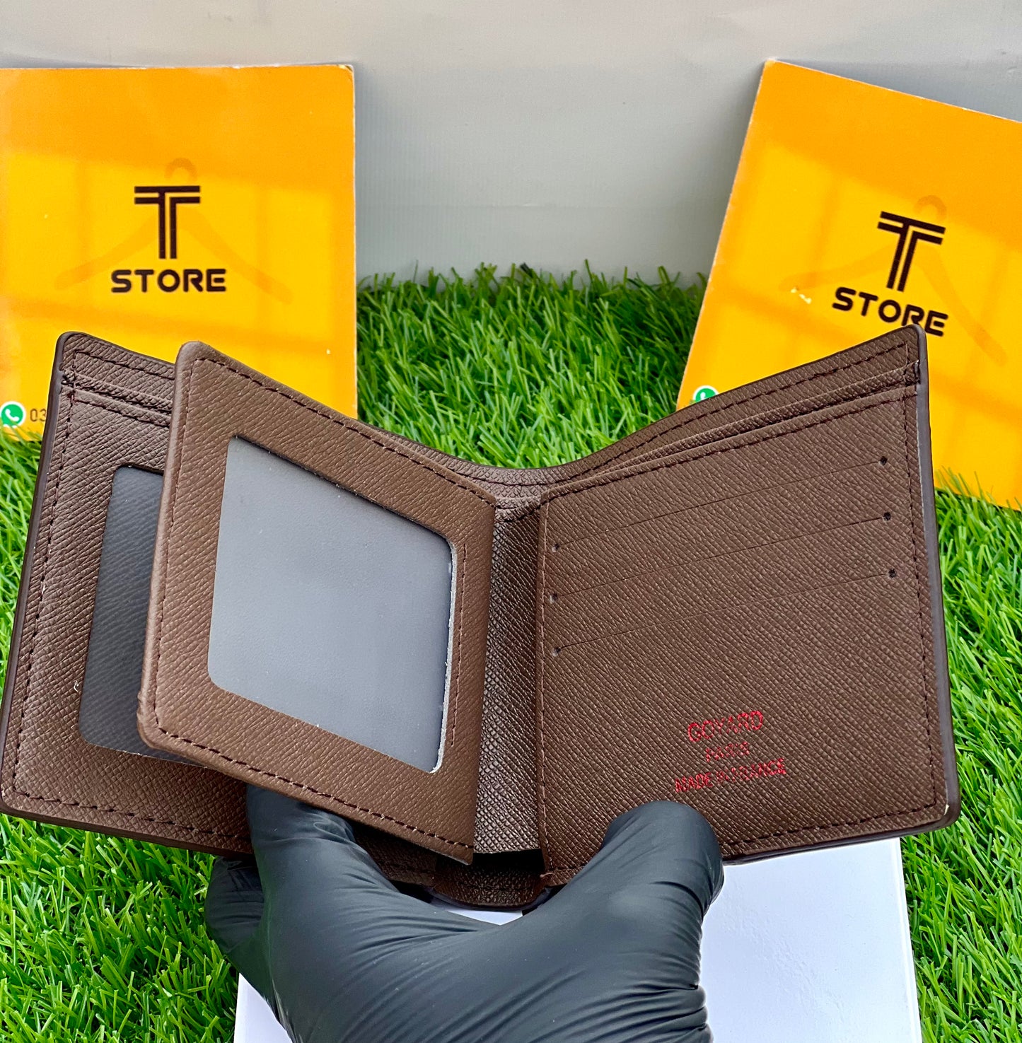 Goyard Brown Printed Wallet