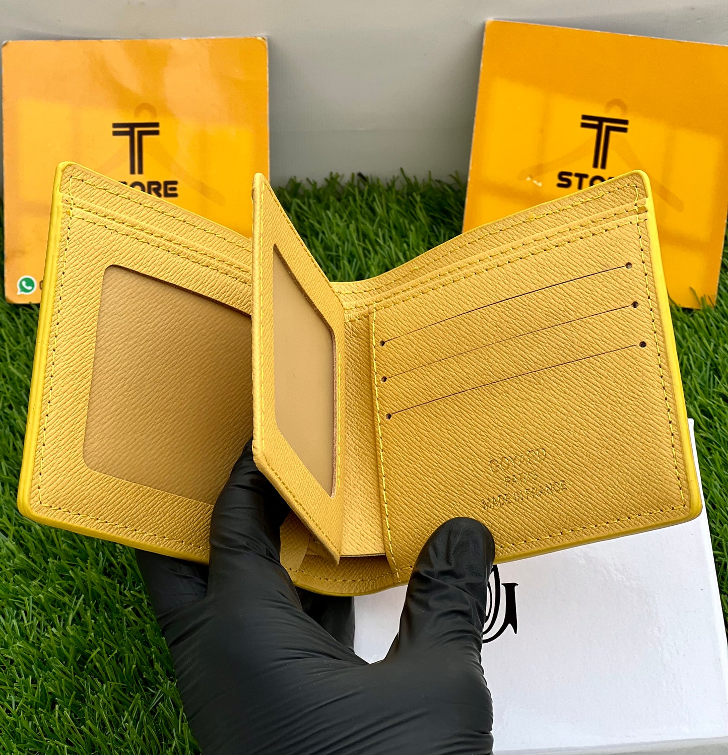 Goyard Yellow Printed Wallet