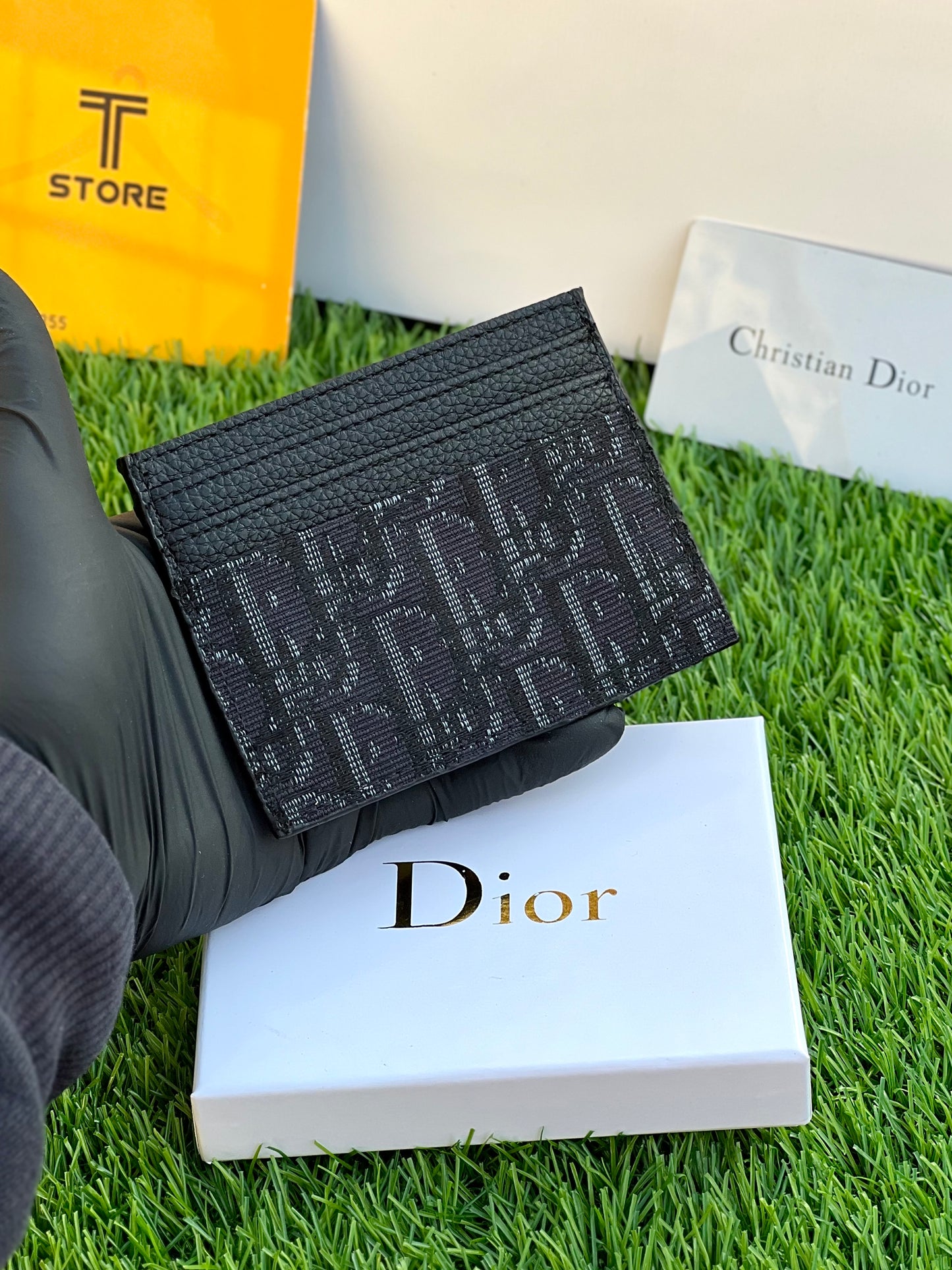 Dior Blue Cardholder