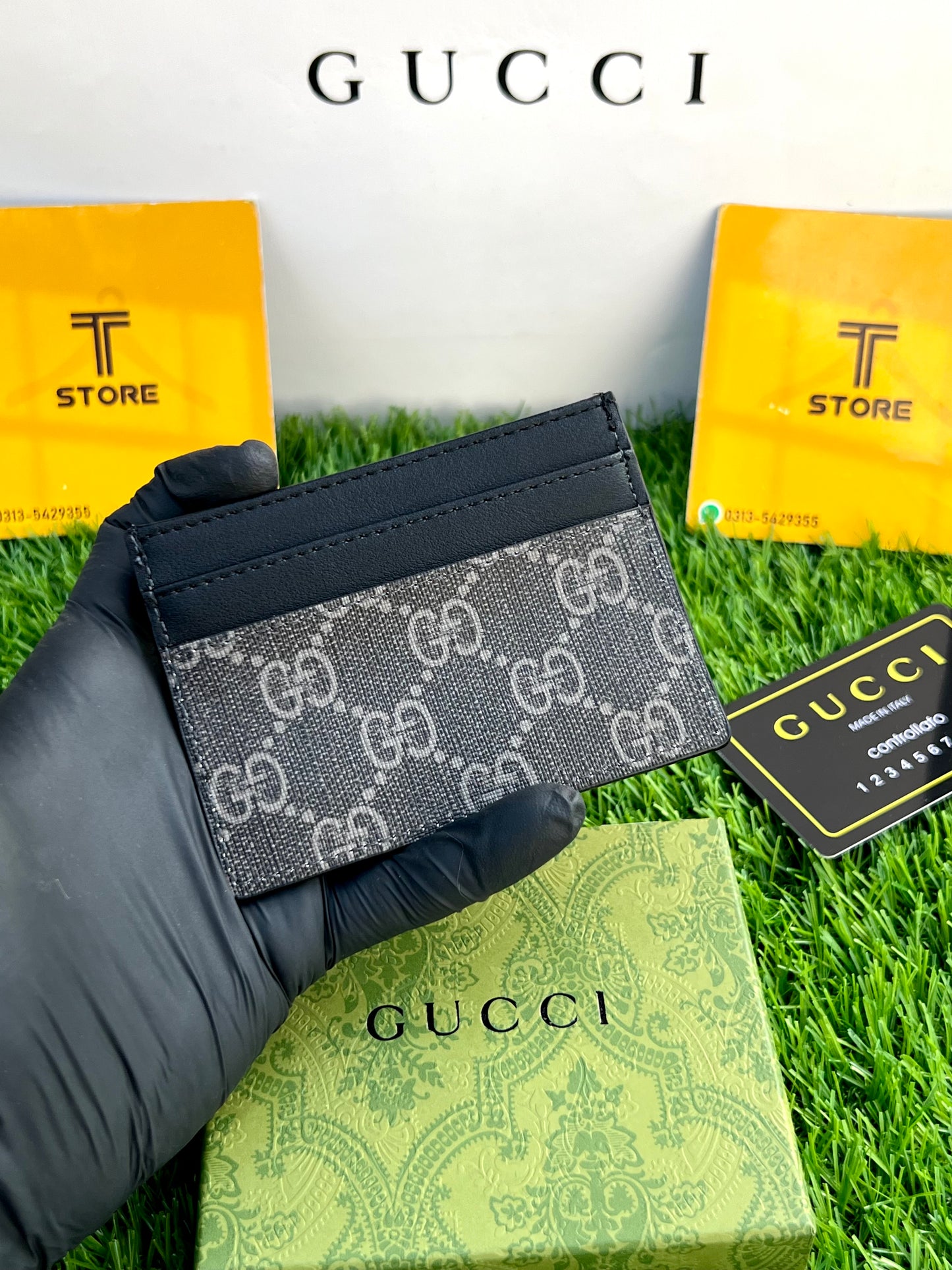 Gucci Snake Black Cardholder
