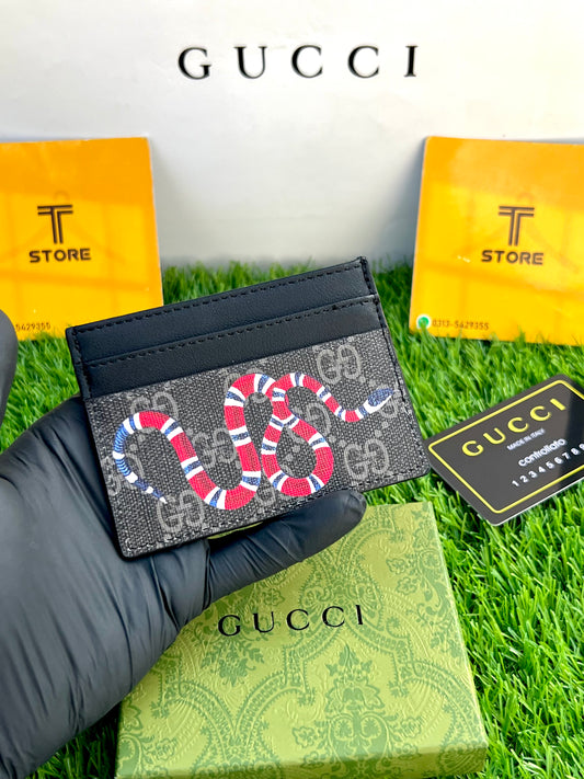 Gucci Snake Black Cardholder