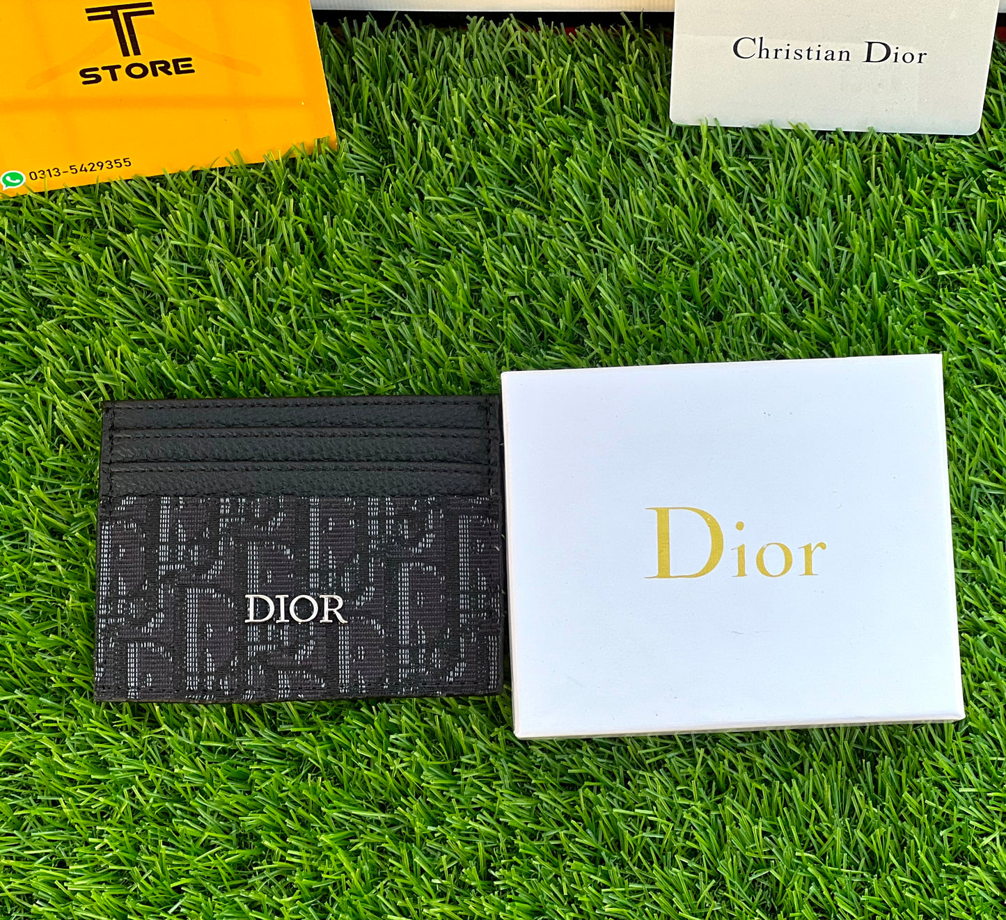 Dior Blue Cardholder