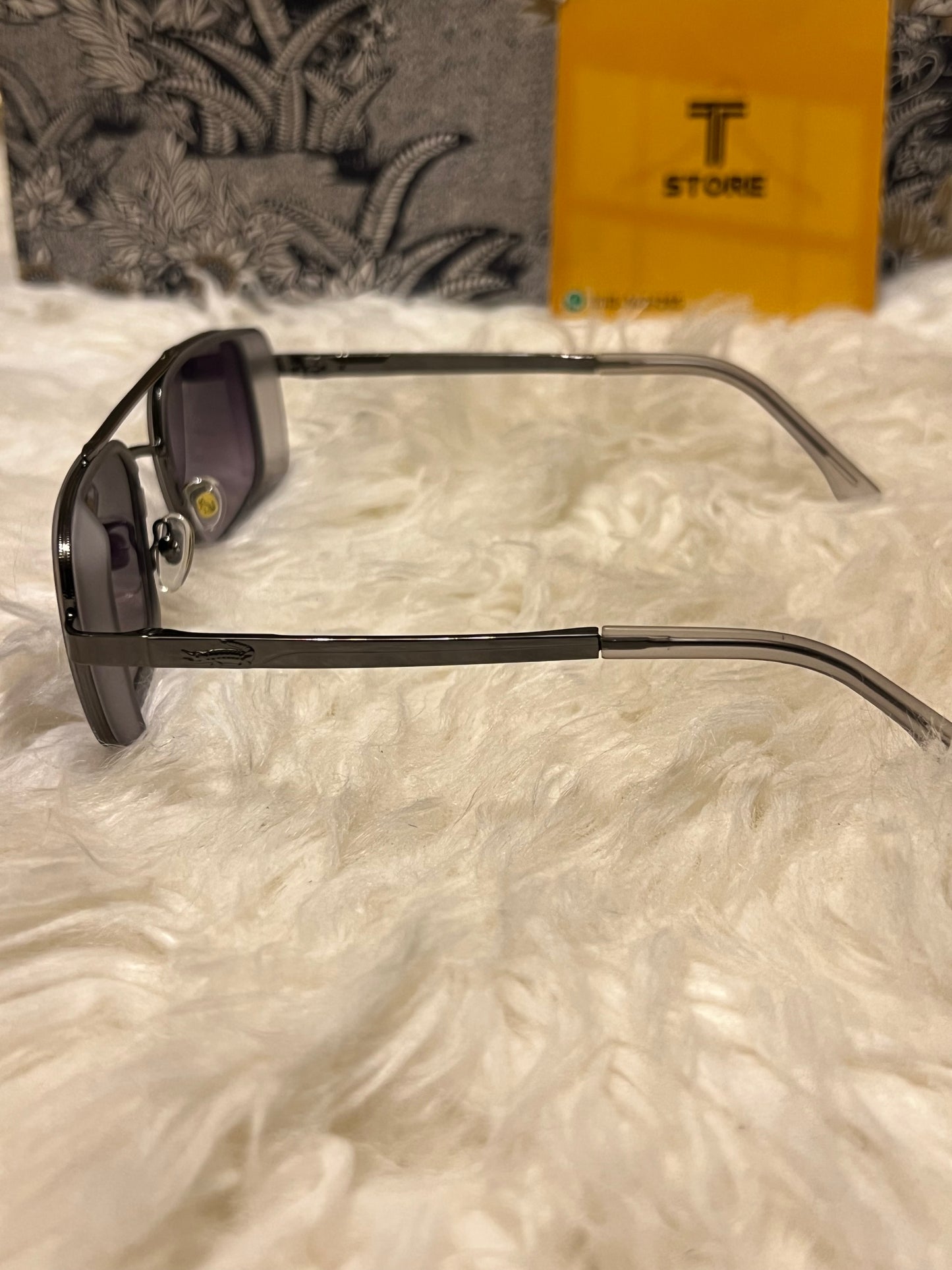 Lacoste Grey Frame Men’s Sunglasses