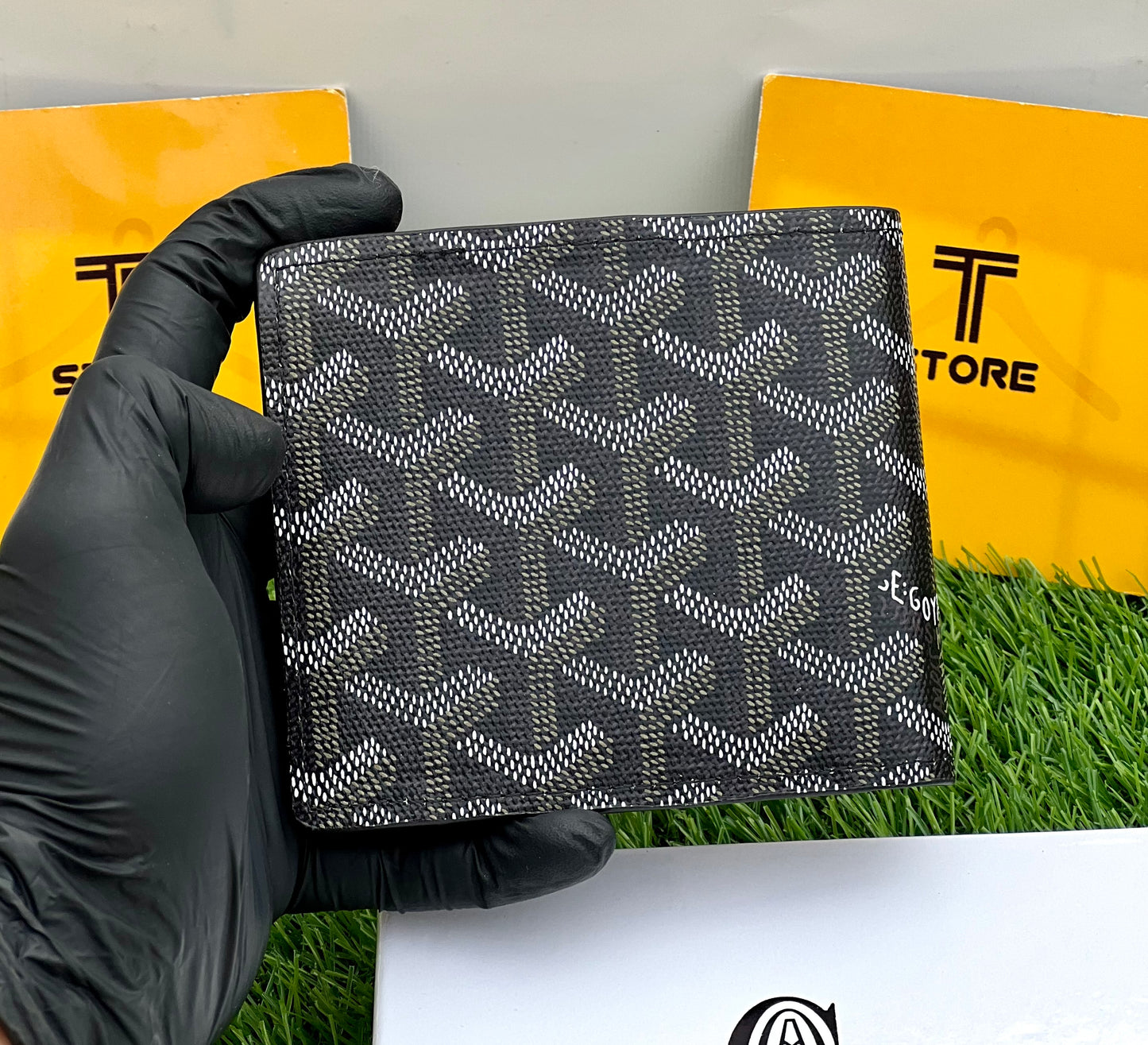 Goyard Black Printed Wallet
