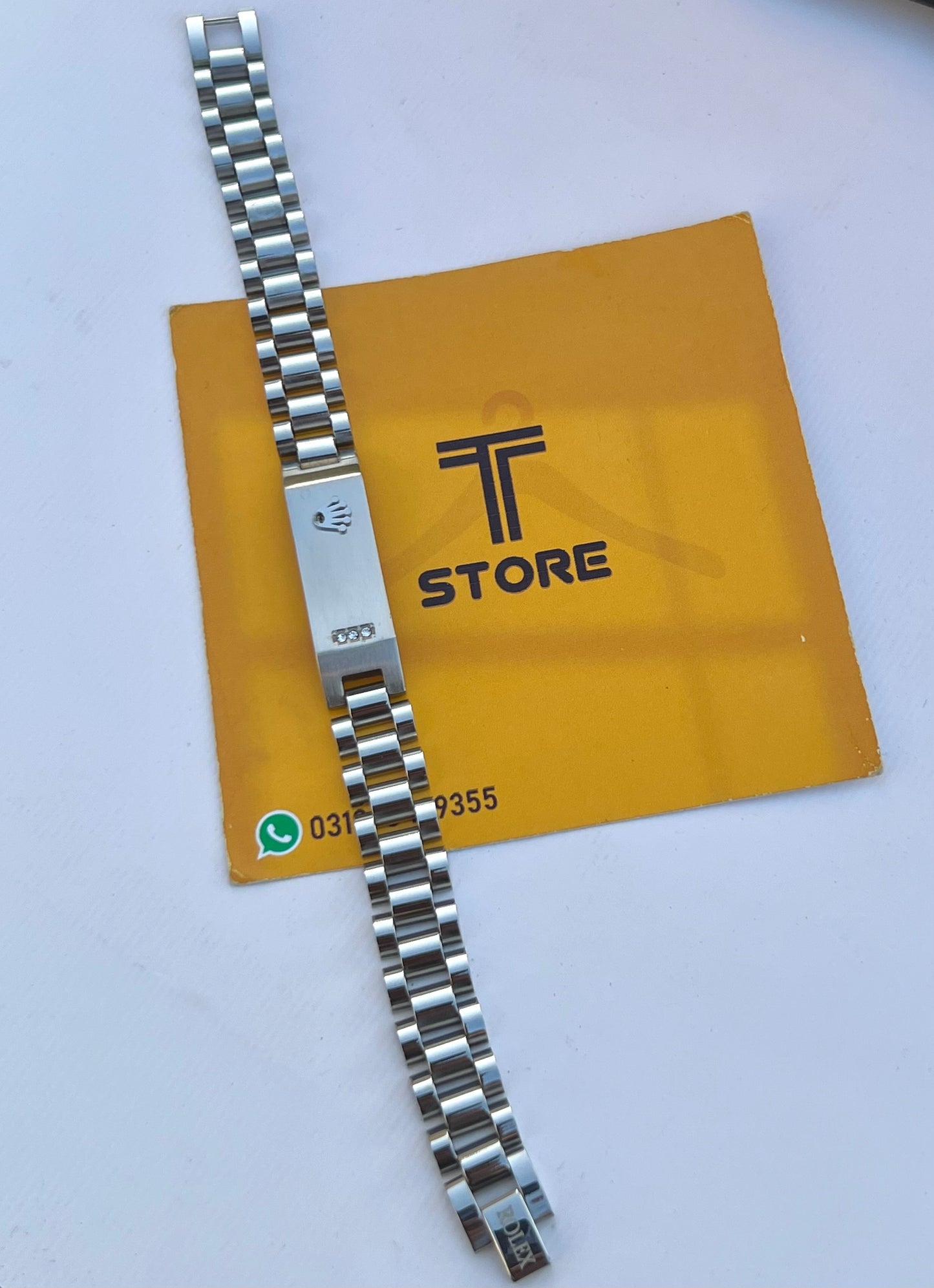 Rolex Silver Jubilee Chain Bracelet For Men