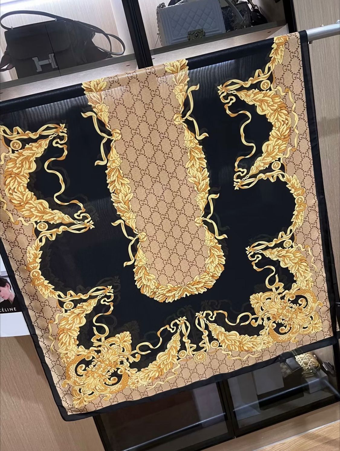 Versace & Gucci Fusion Silk Scarf (Limited Edition)