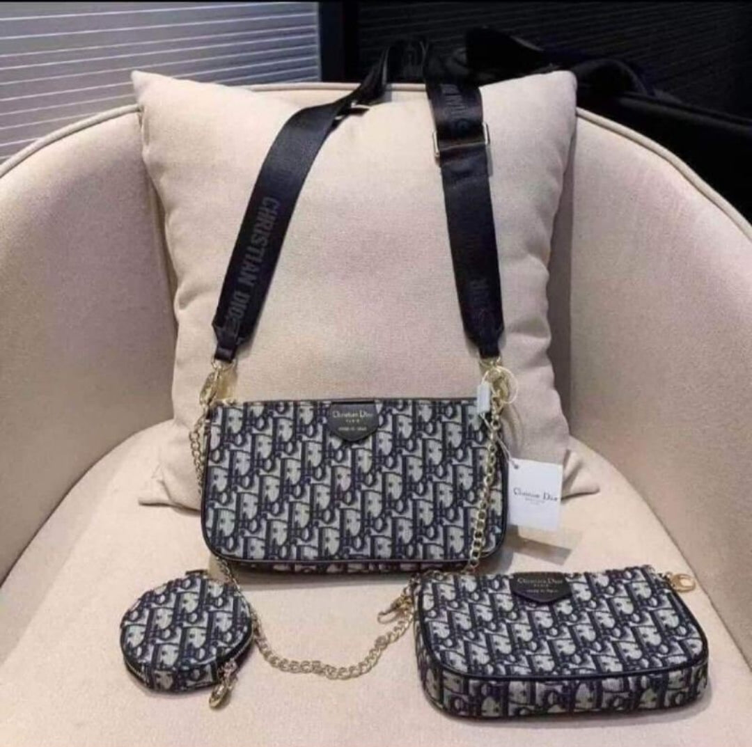 Dior Multi Pochette Embroidery Bag For Women