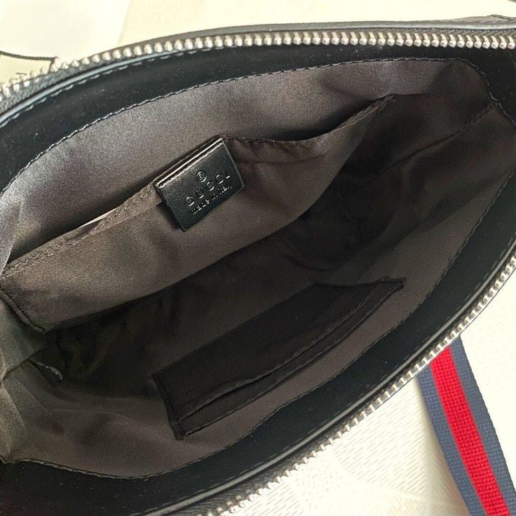 Gucci GG Black Messenger Bag