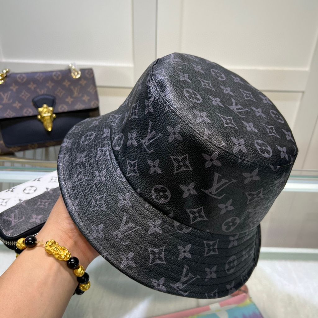LV Monogram Black Hat