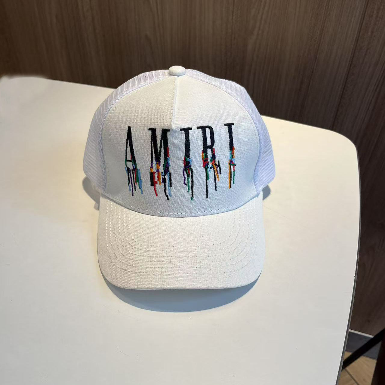 AMIRI White Net Cap