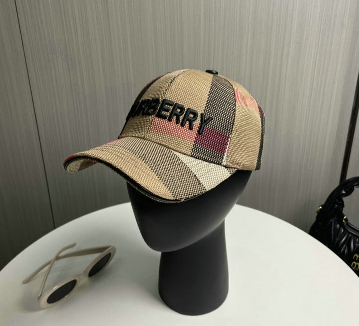 Burberry Brown Printed Cap