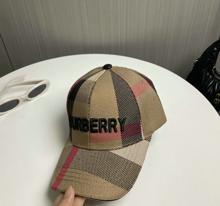 Burberry Brown Printed Cap