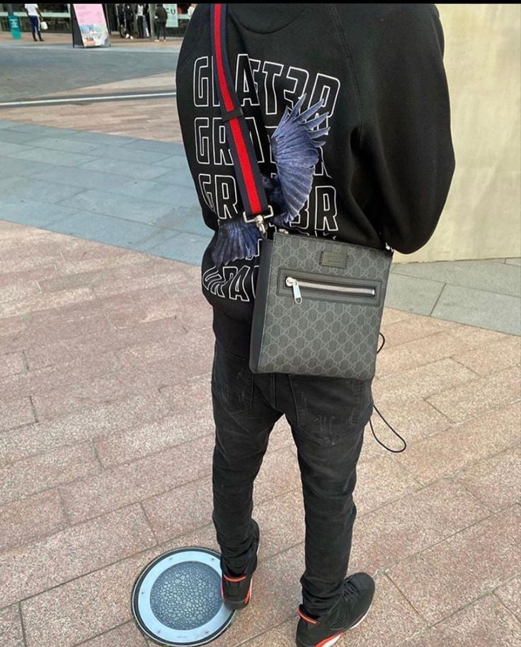 Gucci GG Black Messenger Bag
