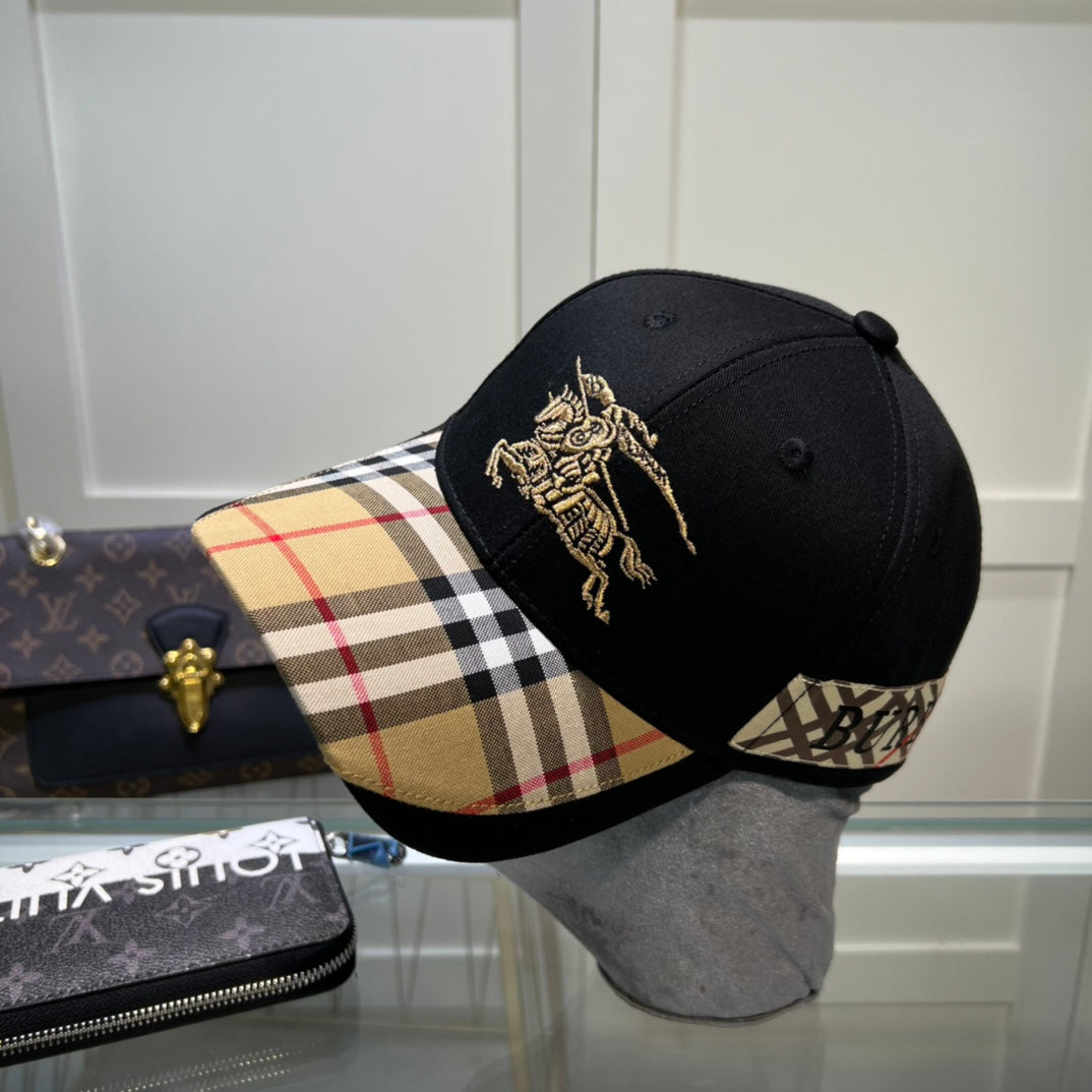 Burberry Black Printed Cap