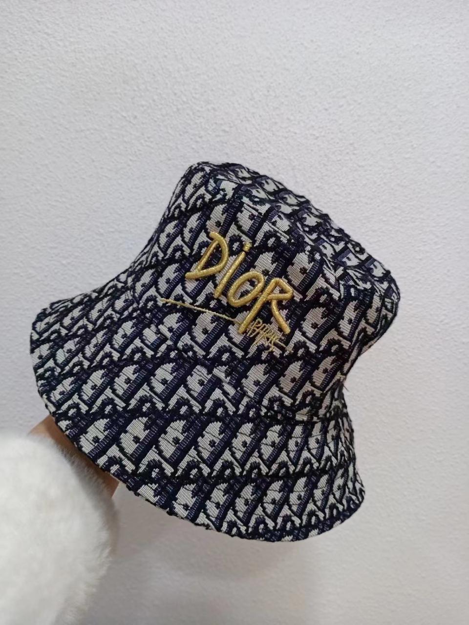 Dior Embroidered Logo Printed Hat