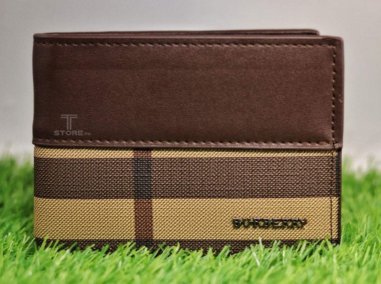 Burberry Check Brown Wallet