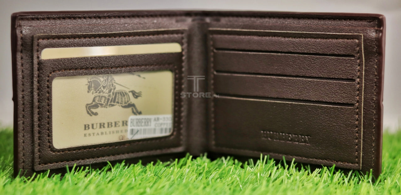 Burberry Check Brown Wallet