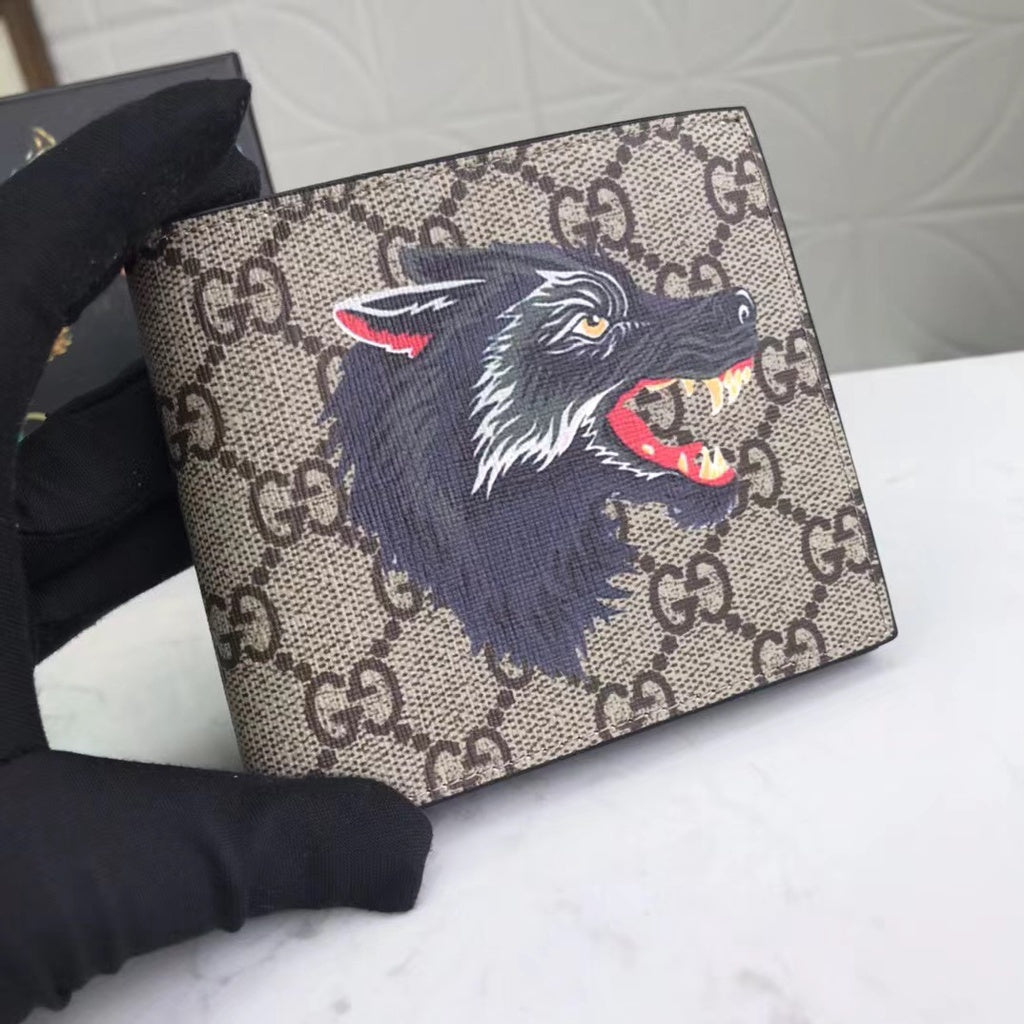 Gucci Wolf Printed Wallet - T Store.pk