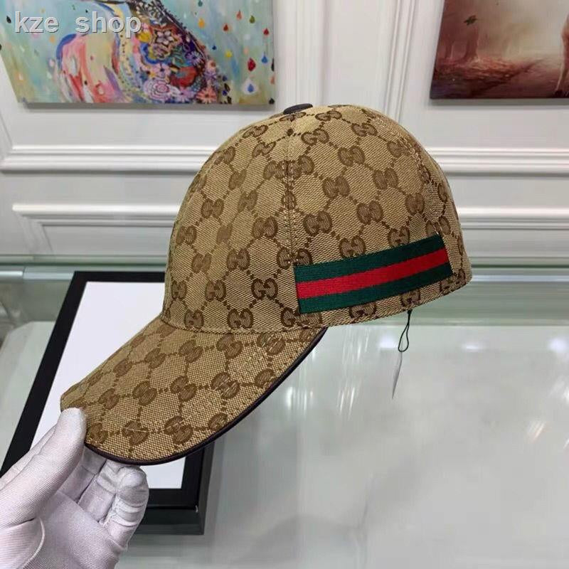 Gucci Brown Strip Cap