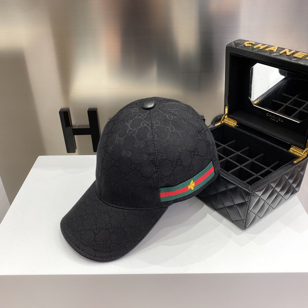 Gucci Black Strip Bee Cap