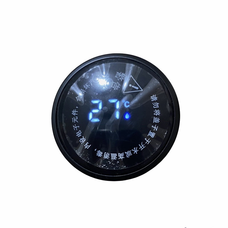 LV Monogram Black Large Logo Printed Thermo Flask LED Display Temperature Bottle