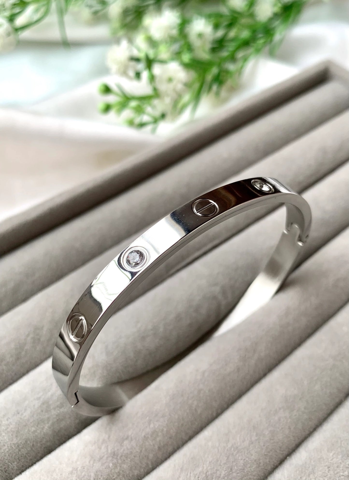 Cartier Silver Love Bangle - T Store.pk