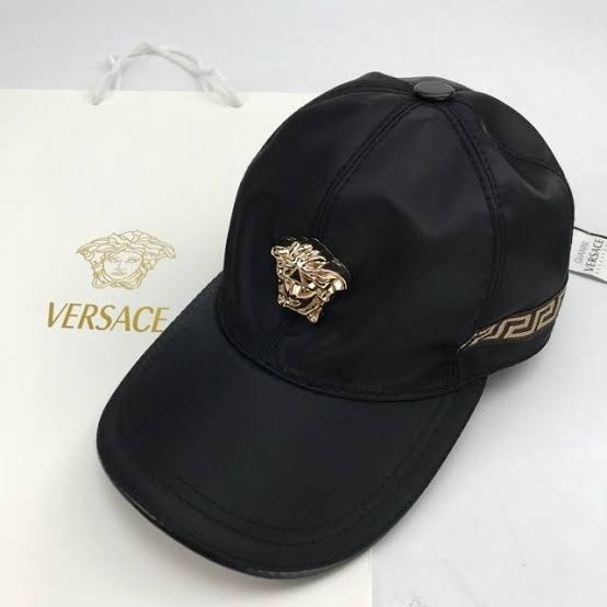 Versace Medusa Baseball Black Cap