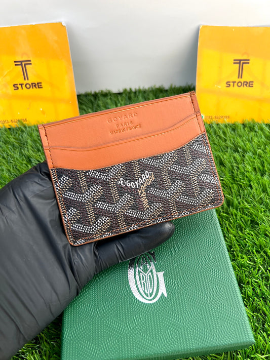 Goyard Saint Sulpice Brown Cardholder