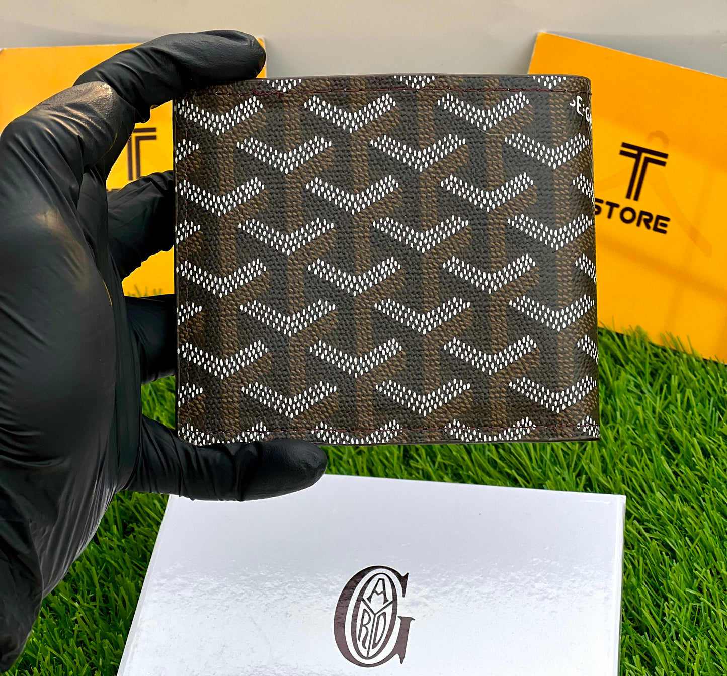 Goyard Brown Printed Wallet
