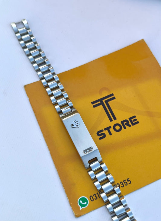 Rolex Silver Jubilee Chain Bracelet For Men