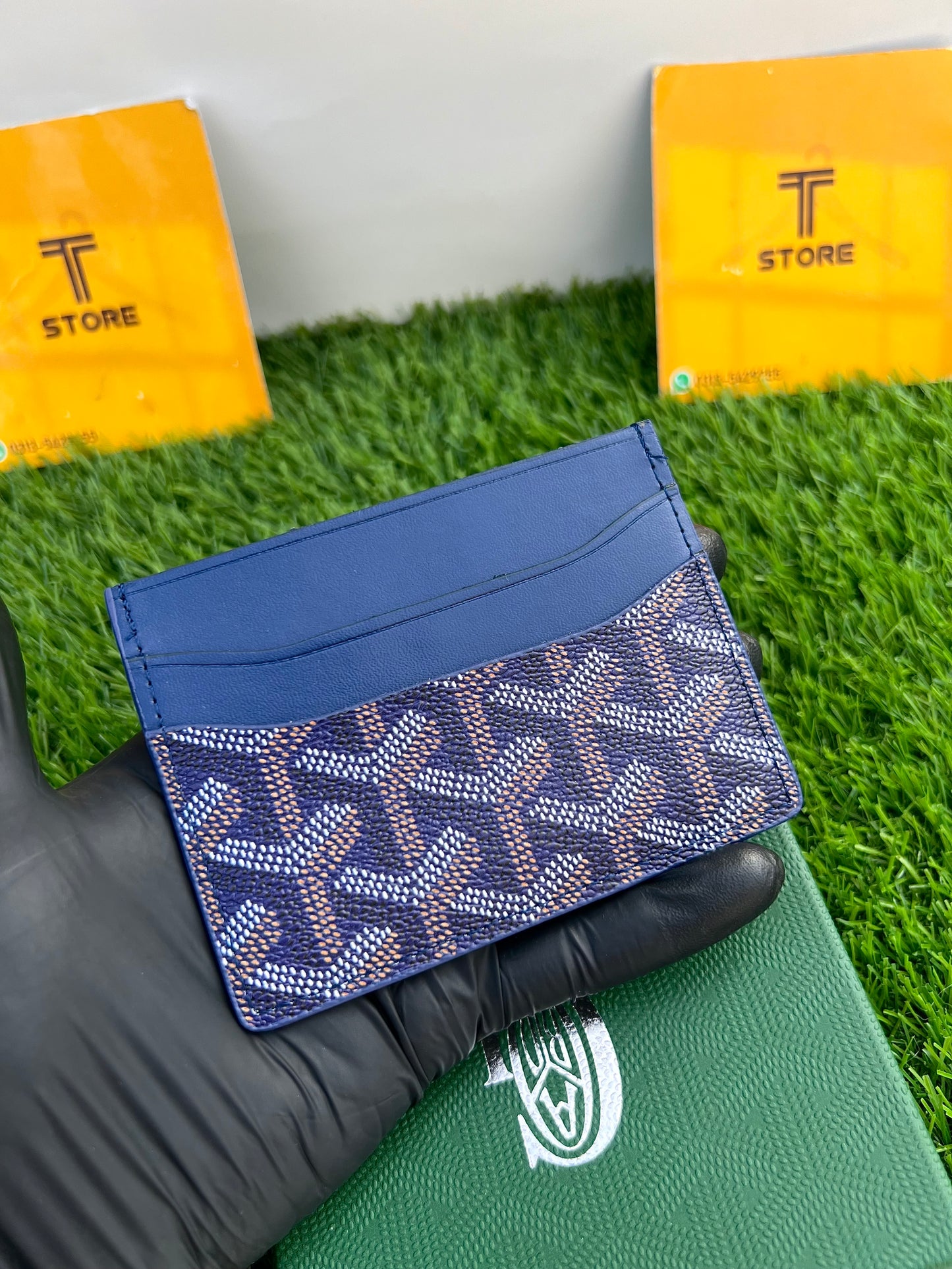 Goyard Saint Sulpice Blue Cardholder