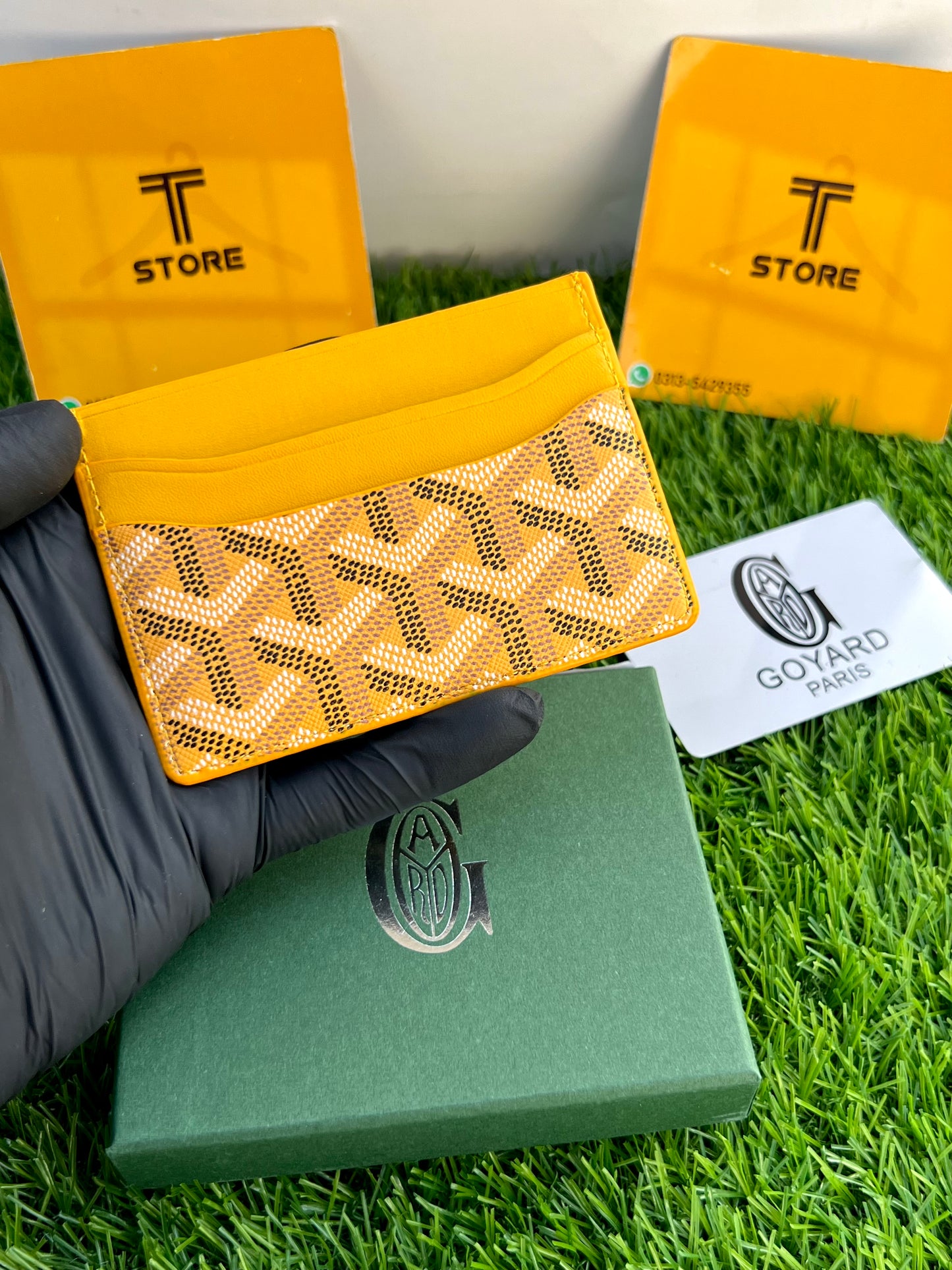 Goyard Saint Sulpice Yellow Cardholder