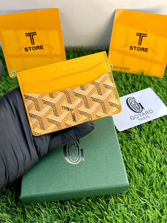 Goyard Saint Sulpice Yellow Cardholder
