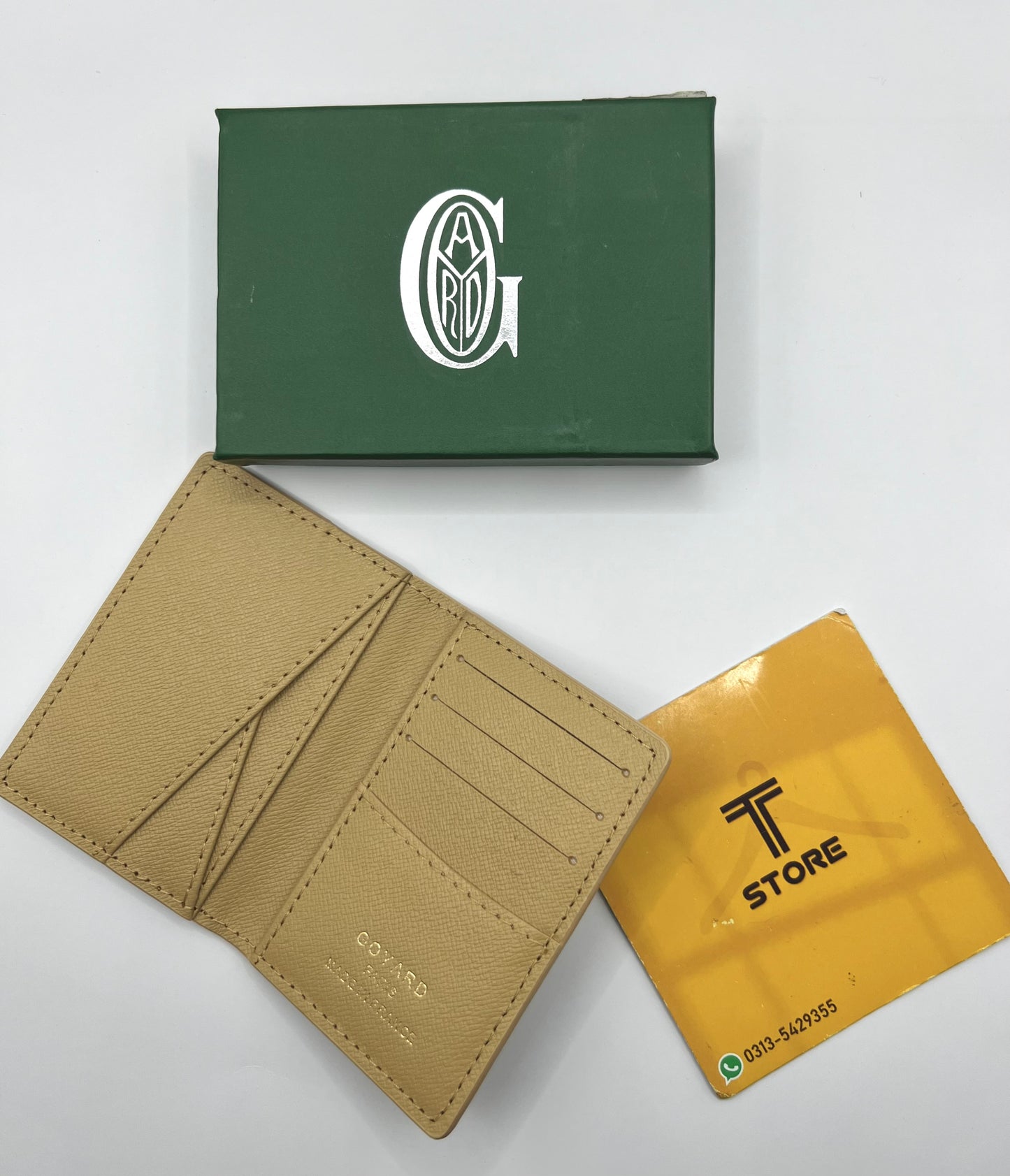Goyard Beige Printed Saint Pierre Pocket Organizer/Cardholder
