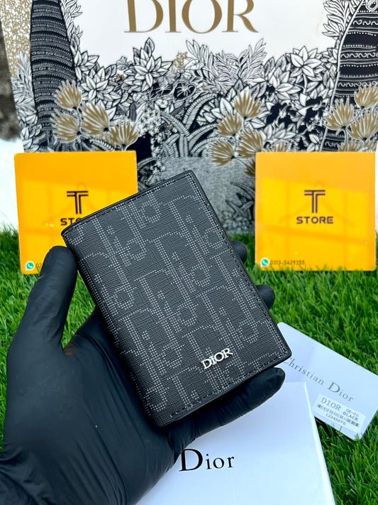 Dior Black Pocket Organizer/Cardholder + Cash Pocket