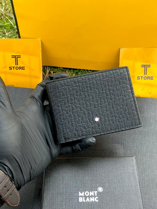 Montblanc Plain Black Wallet