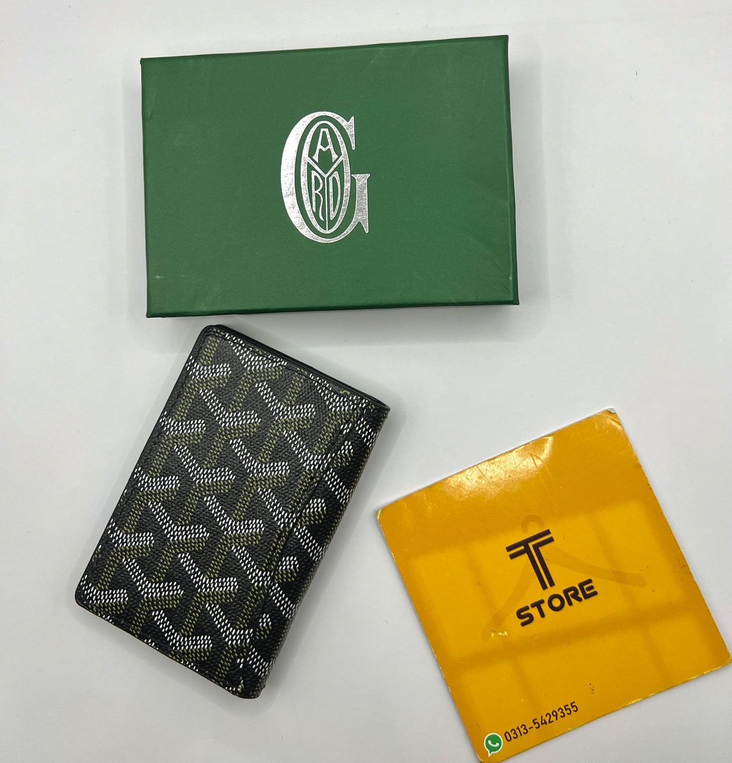 Goyard Black Printed Saint Pierre Pocket Organizer/Cardholder