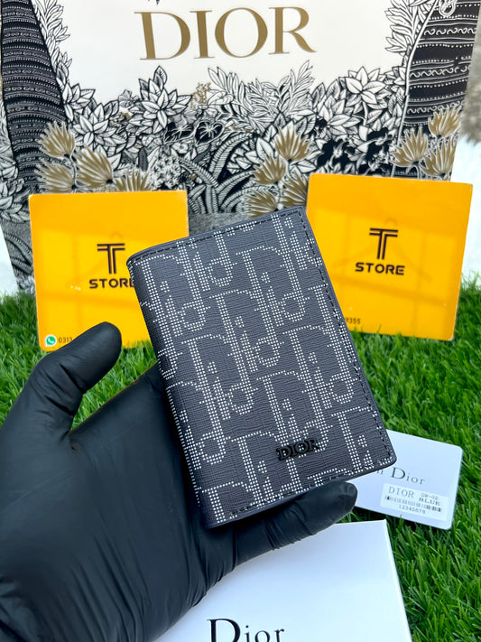 Dior Blue Pocket Organizer/Cardholder + Cash Pocket