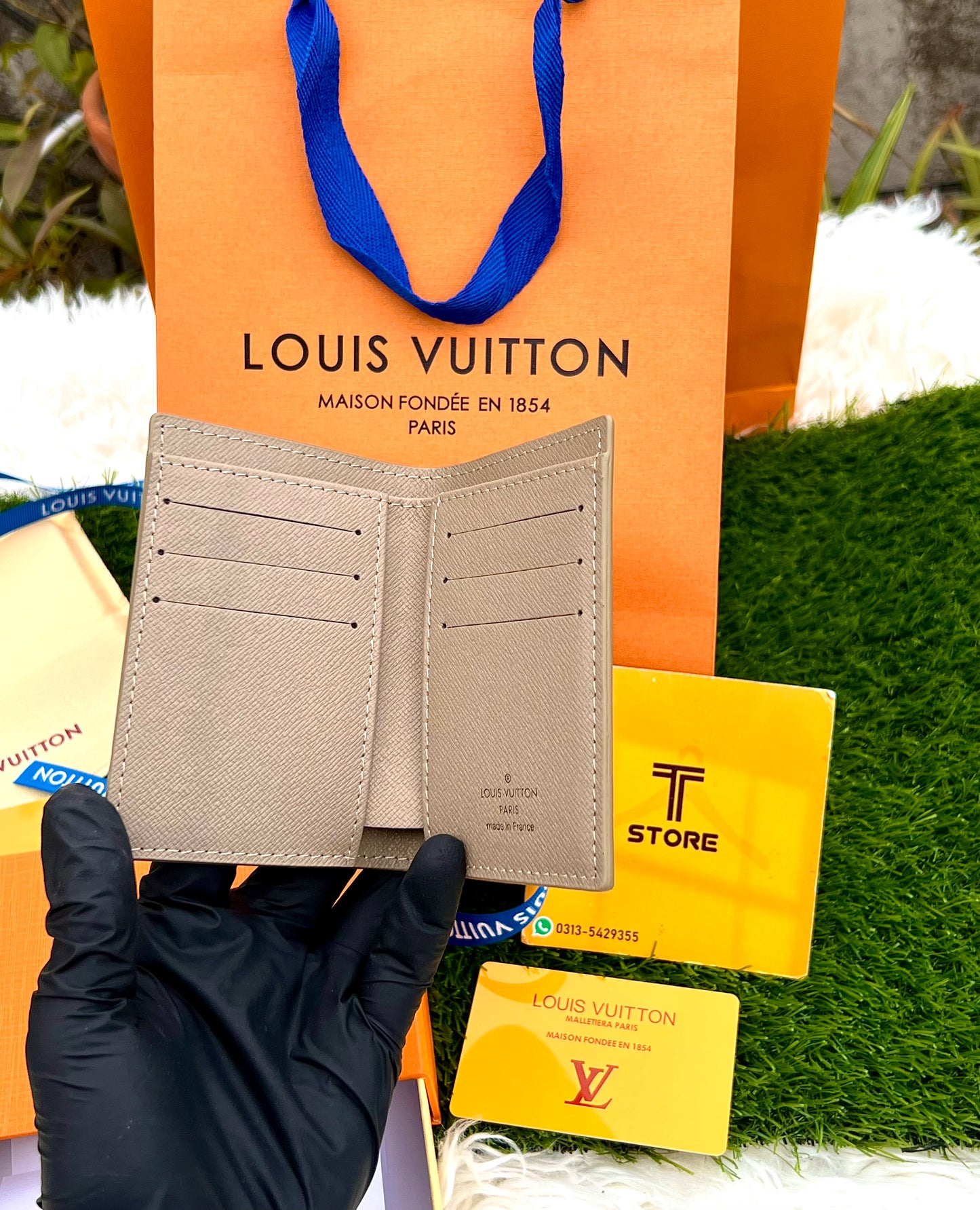 LV Pink Pocket Organizer/Cardholder + Cash Pocket with Complete Packaging