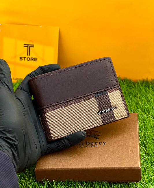 Burberry Brown Check Wallet