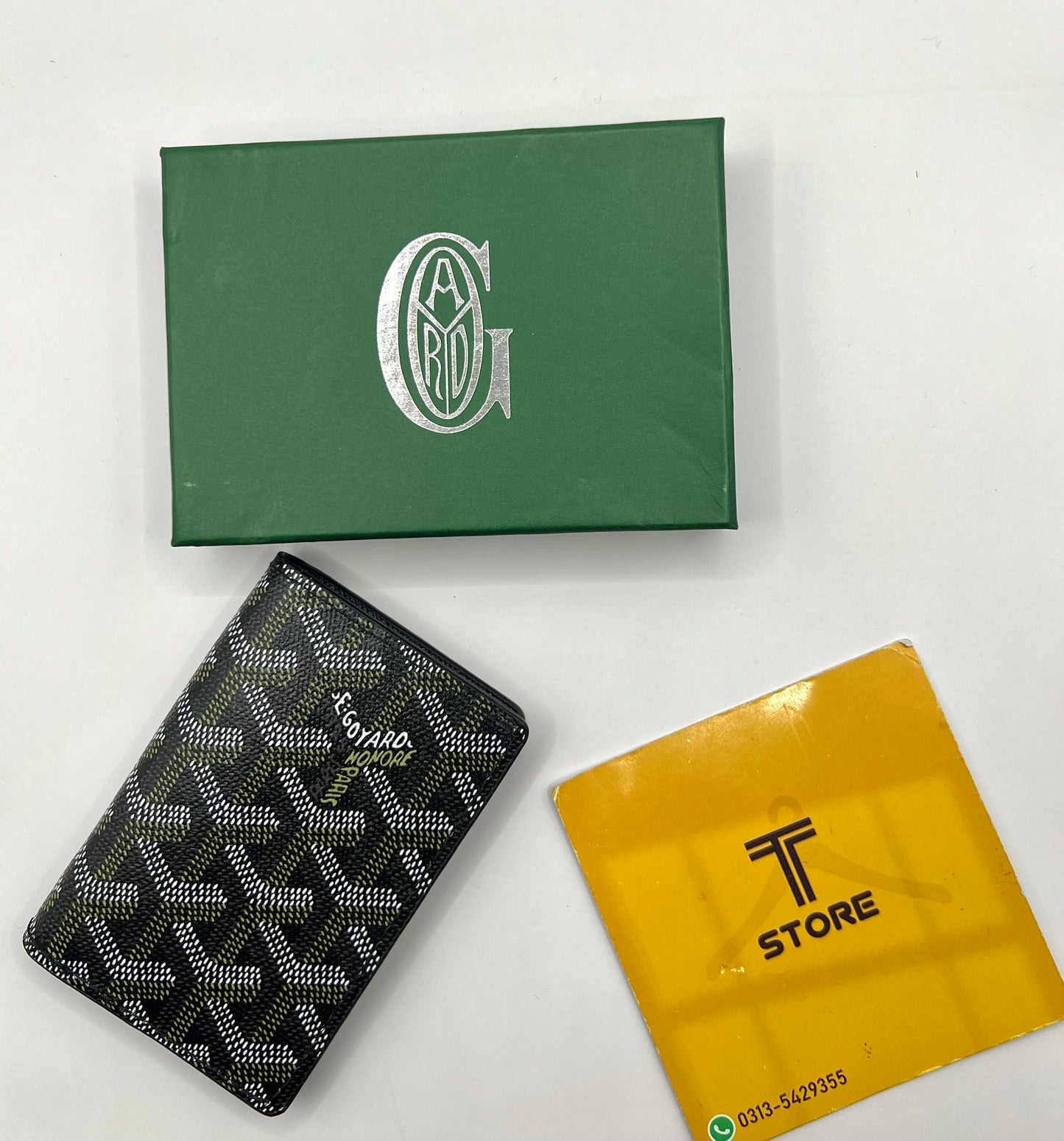 Goyard Black Printed Saint Pierre Pocket Organizer/Cardholder