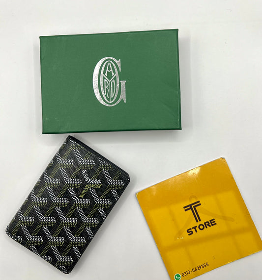Goyard Black Printed Saint Pierre Pocket Organizer/Cardholder