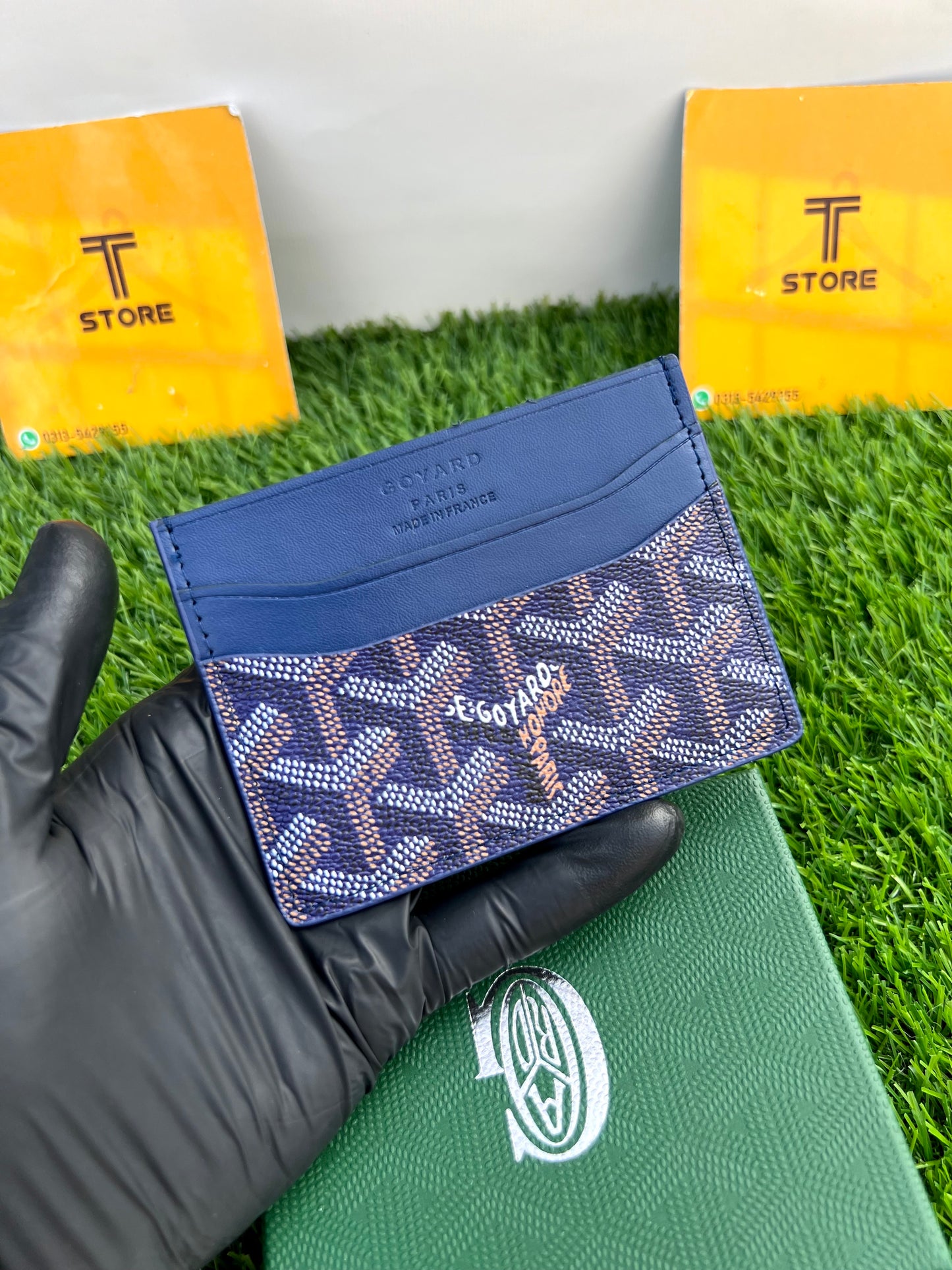 Goyard Saint Sulpice Blue Cardholder