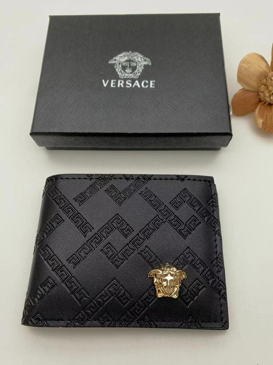 Versace Black Logo Wallet