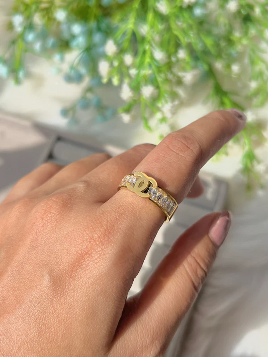 Chanel Stones Golden Ring