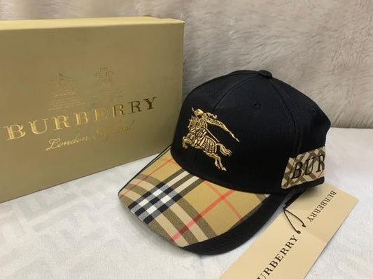 Burberry Black Printed Cap