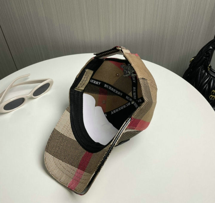 Burberry Brown Printed Cap